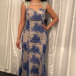 Blue Evening Dress